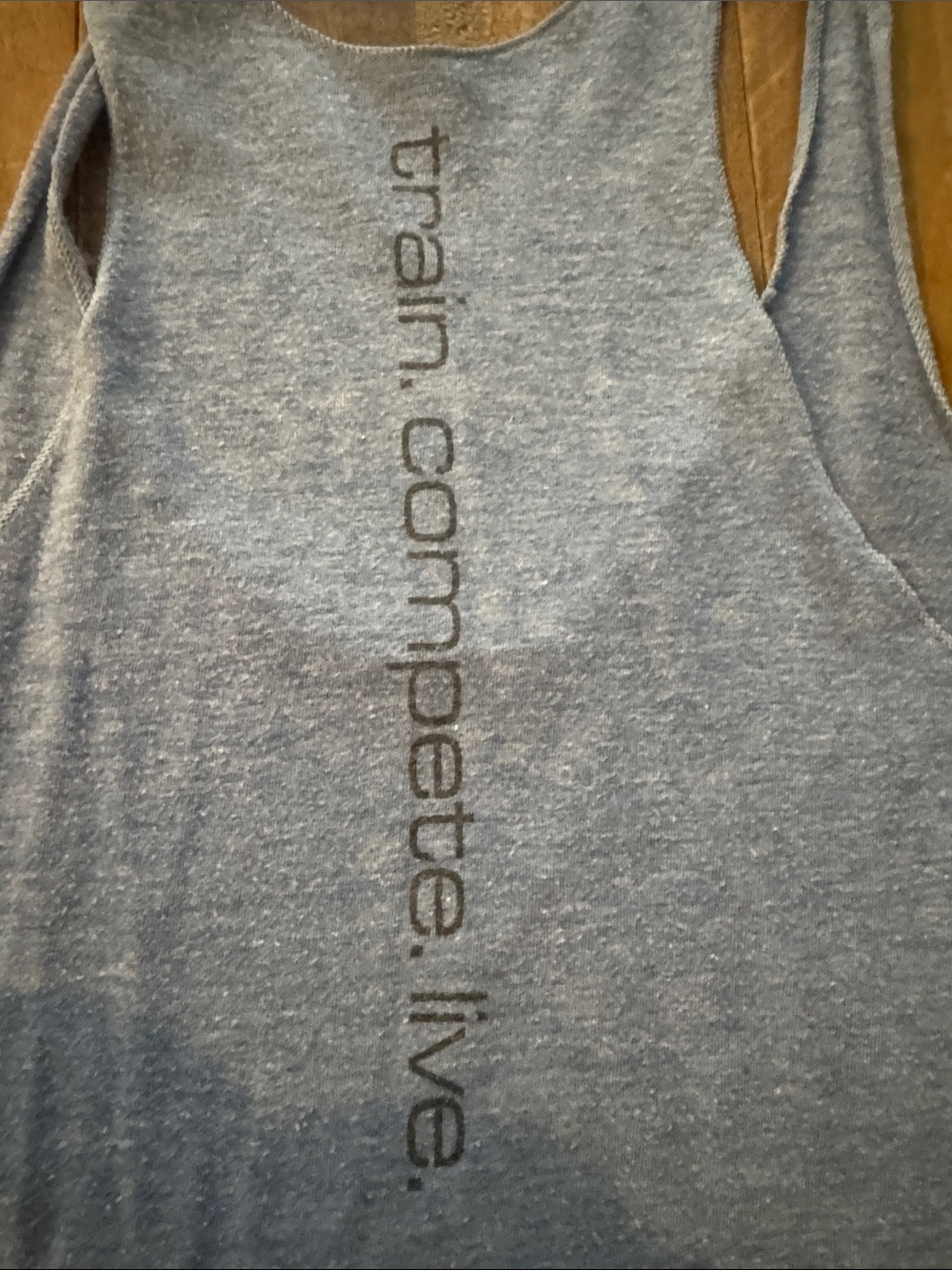 Hylete Light Blue Women's Racerback Performance Tank - Picture 3 of 4